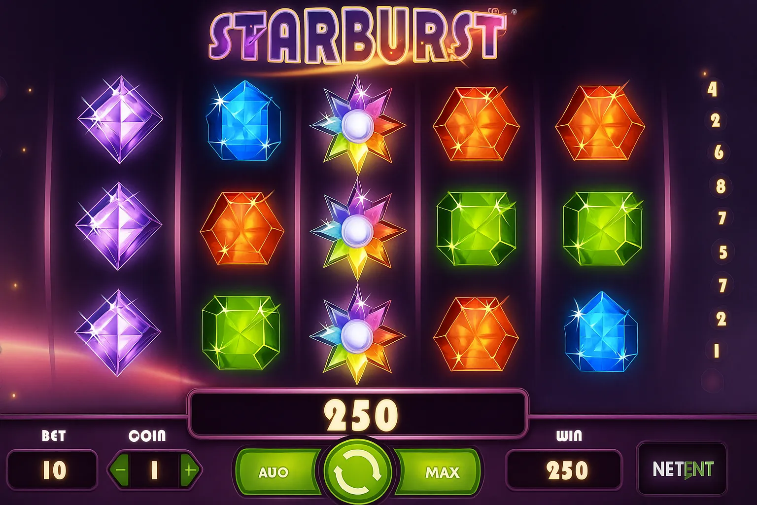 Starburst slot by NetEnt