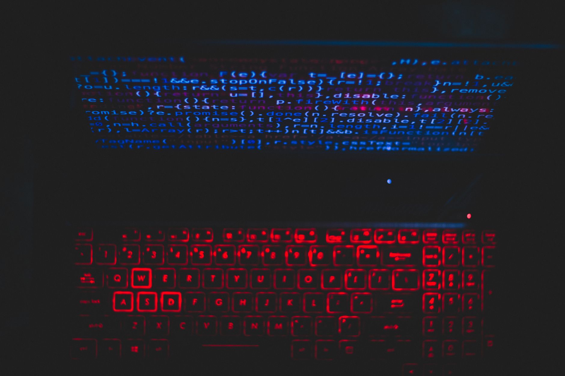 typing code is over