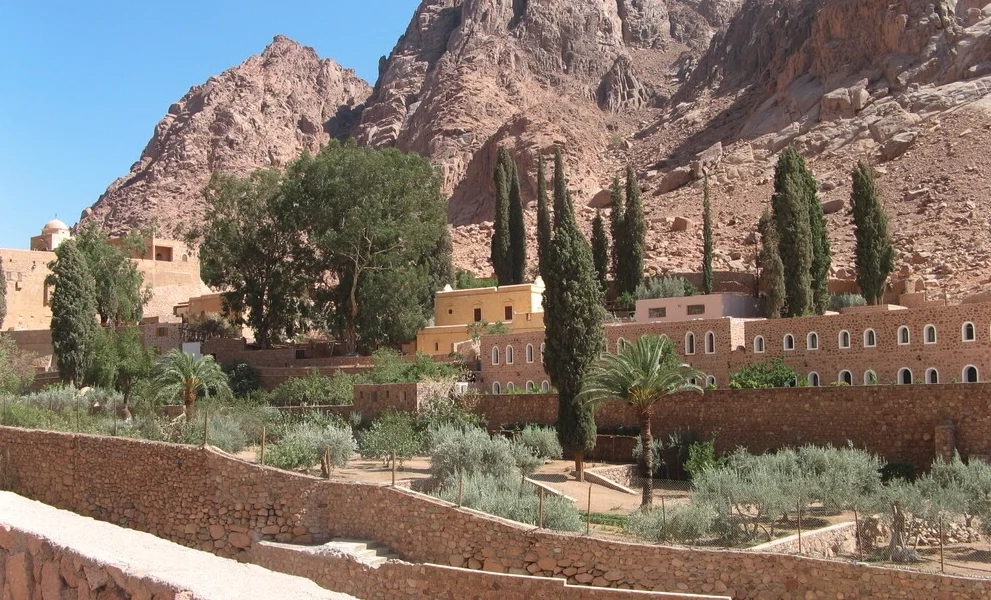 a landscape view of a mountainous area with greenery and buildings